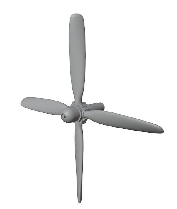 P717 F4U-4 Corsair propellers